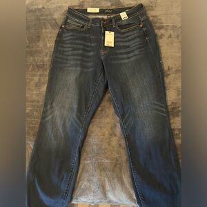 Judy Blue Mid Rise Boyfriend Fit Dark Wash 14w Jeans